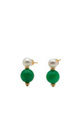 Robyn — Pearl Jade Stone Drop Earrings