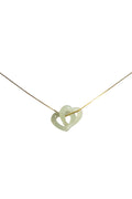 The Hearts — Interlocking Jade Pendant Necklace