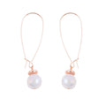 Sparkle and Shine Copper and Jade Loop Earring