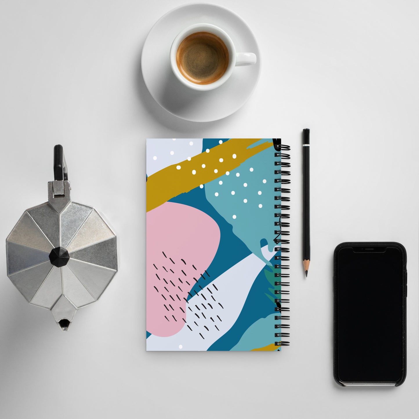 Rise and Grind Spiral notebook