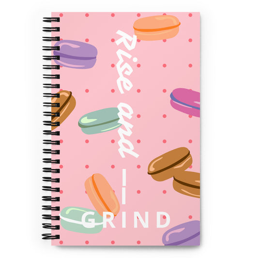 Rise and Grind Spiral notebook