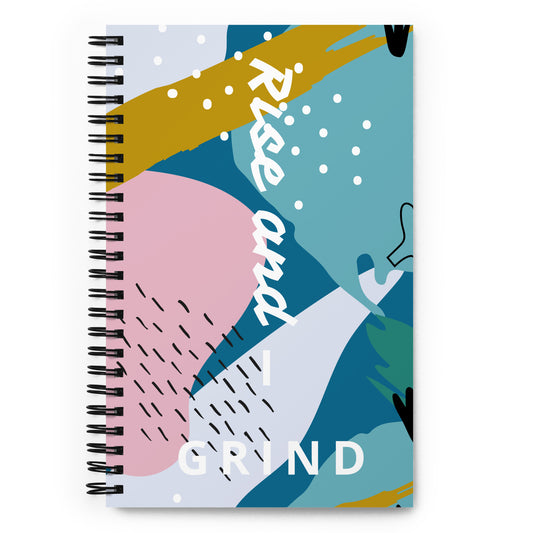 Rise and Grind Spiral notebook