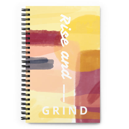 Rise and Grind Spiral notebook