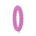 ALEXANDRA Stackable Twist Silicone Ring for Women Lilac Comfort Fit Hypoallergenic Thorsten - 2mm