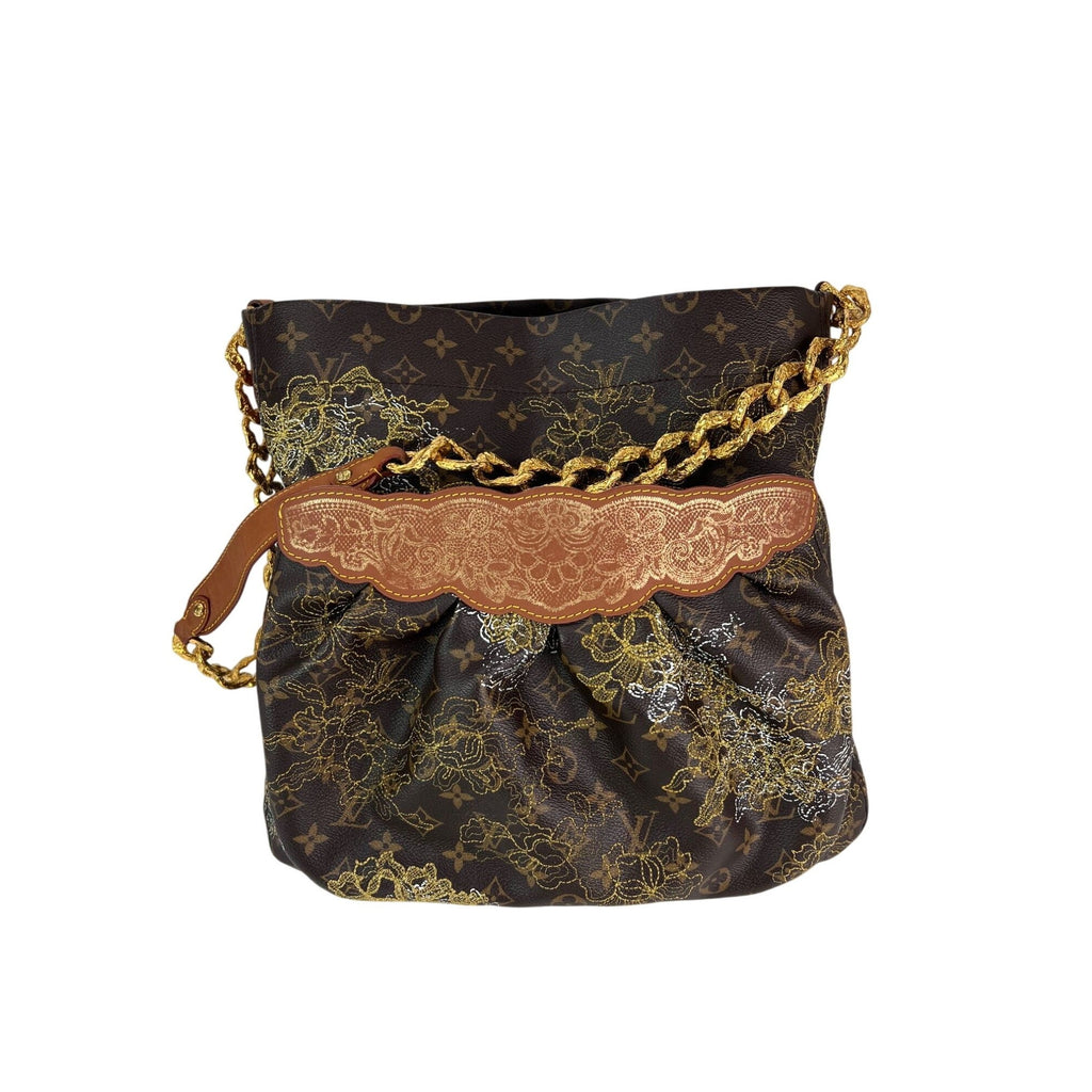 Louis Vuitton Dentelle Fersen Gold Monogram Tote Bag Limited Edition