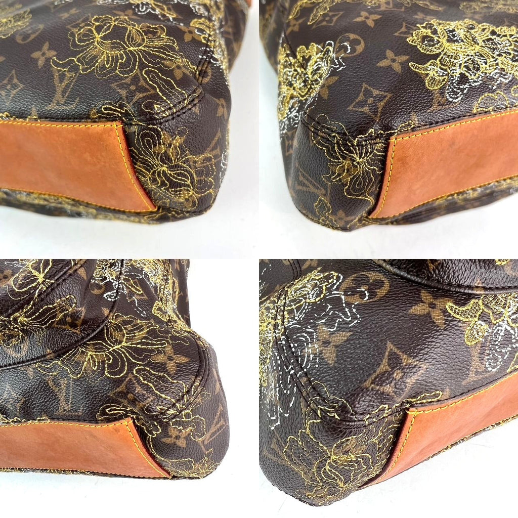 Louis Vuitton Dentelle Fersen Gold Monogram Tote Bag Limited Edition