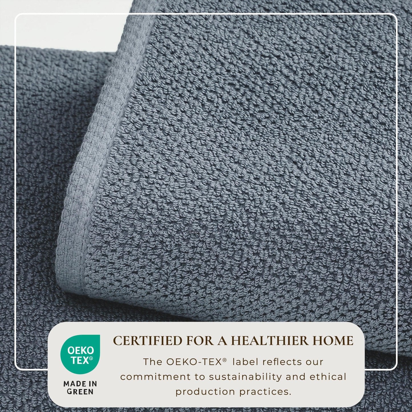 Cotton Textured Bath Towel Set - Acacia Collection