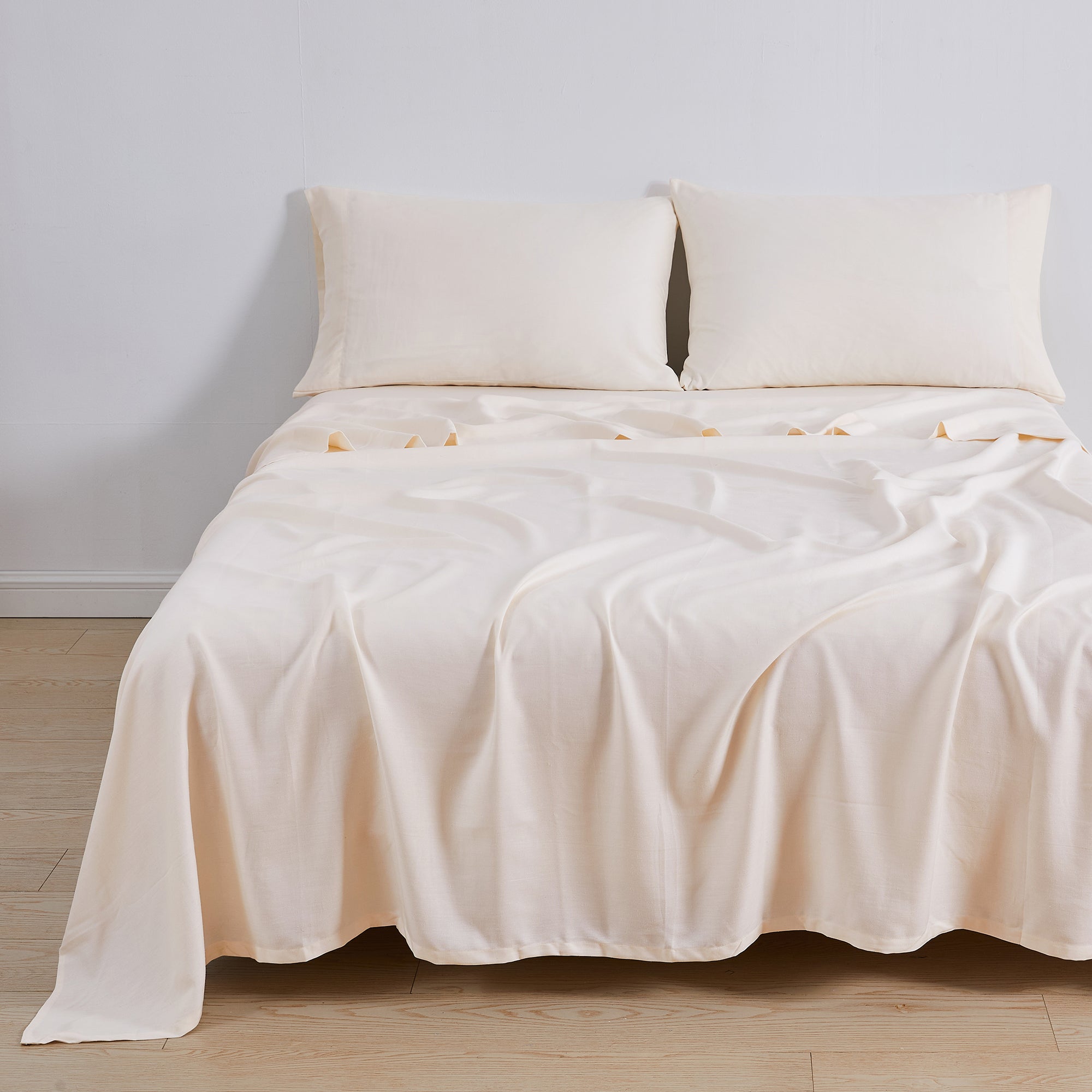 TENCEL™ Lyocell & Linen Blend Sheet Set - Magdalena Collection