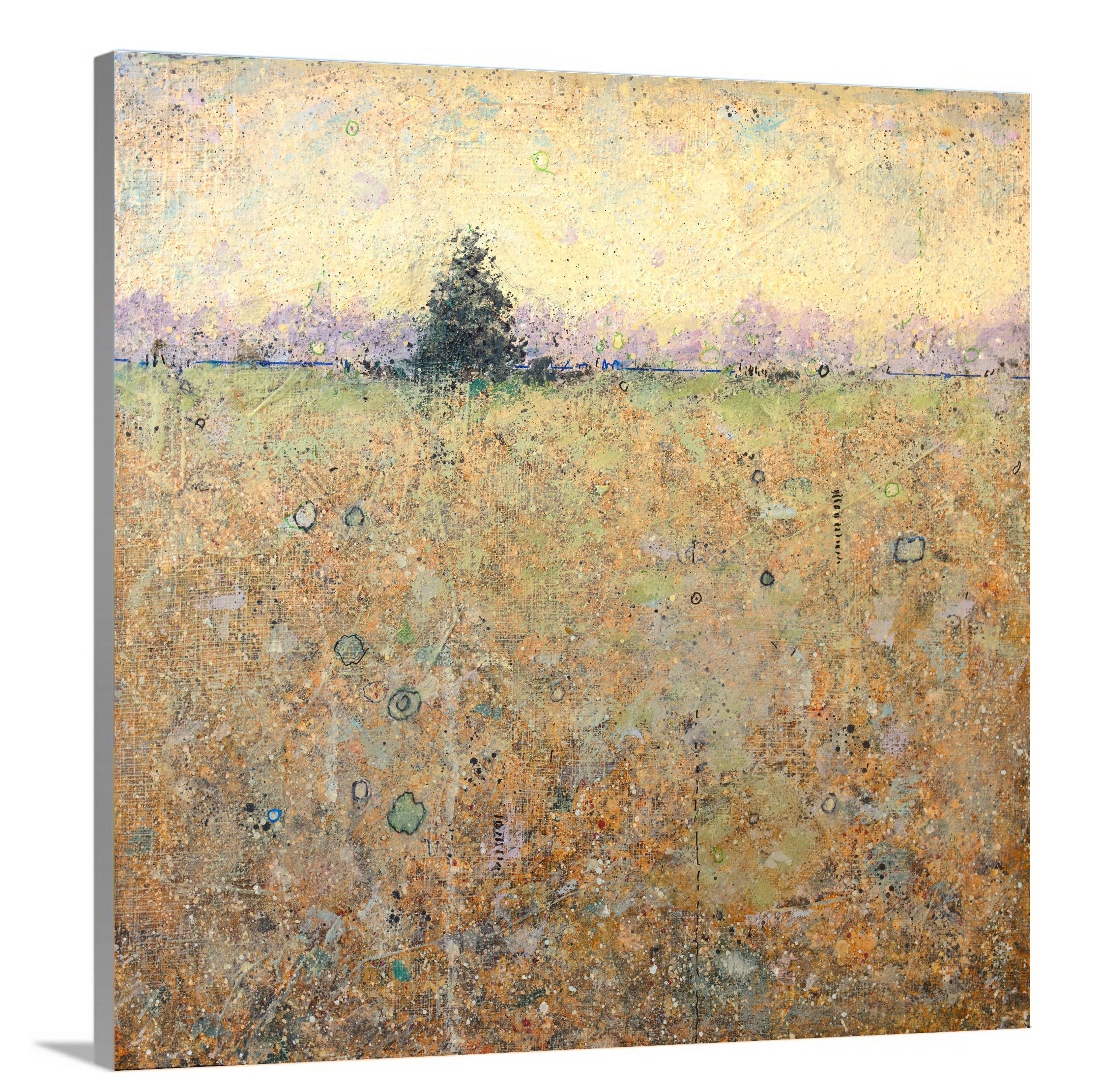 Tree (Yellow) - Open Edition Canvas Print