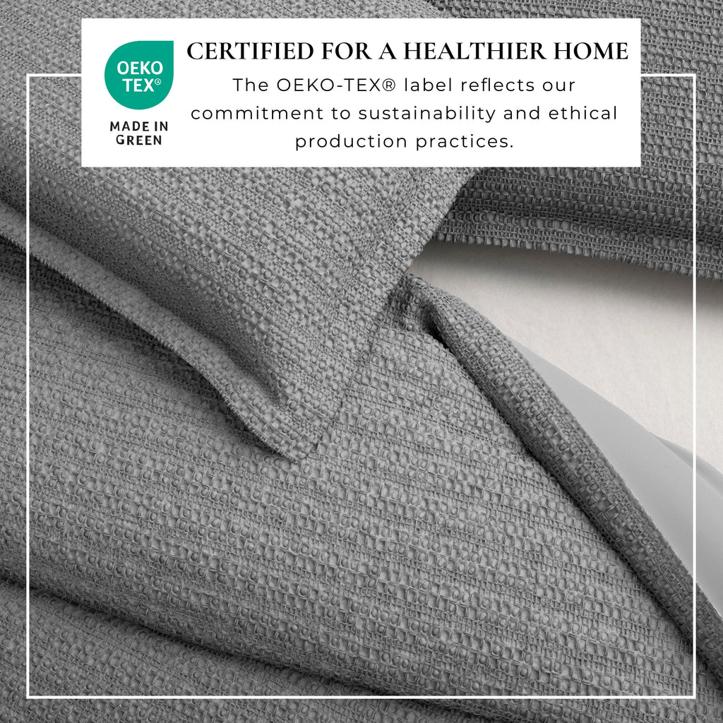 100% Cotton Honeycomb Waffle Duvet Set - Mattea Collection