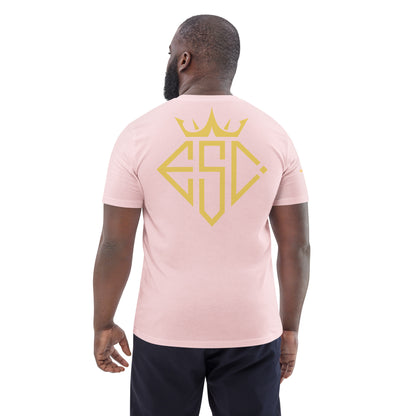 #CurateYourEscape Monogram Unisex organic cotton t-shirt