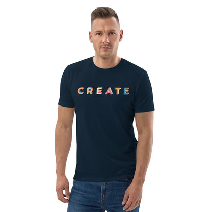 Rise and Grind "CREATE" Unisex organic cotton t-shirt