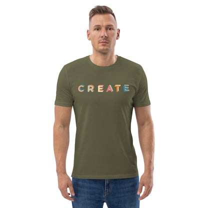 Rise and Grind "CREATE" Unisex organic cotton t-shirt