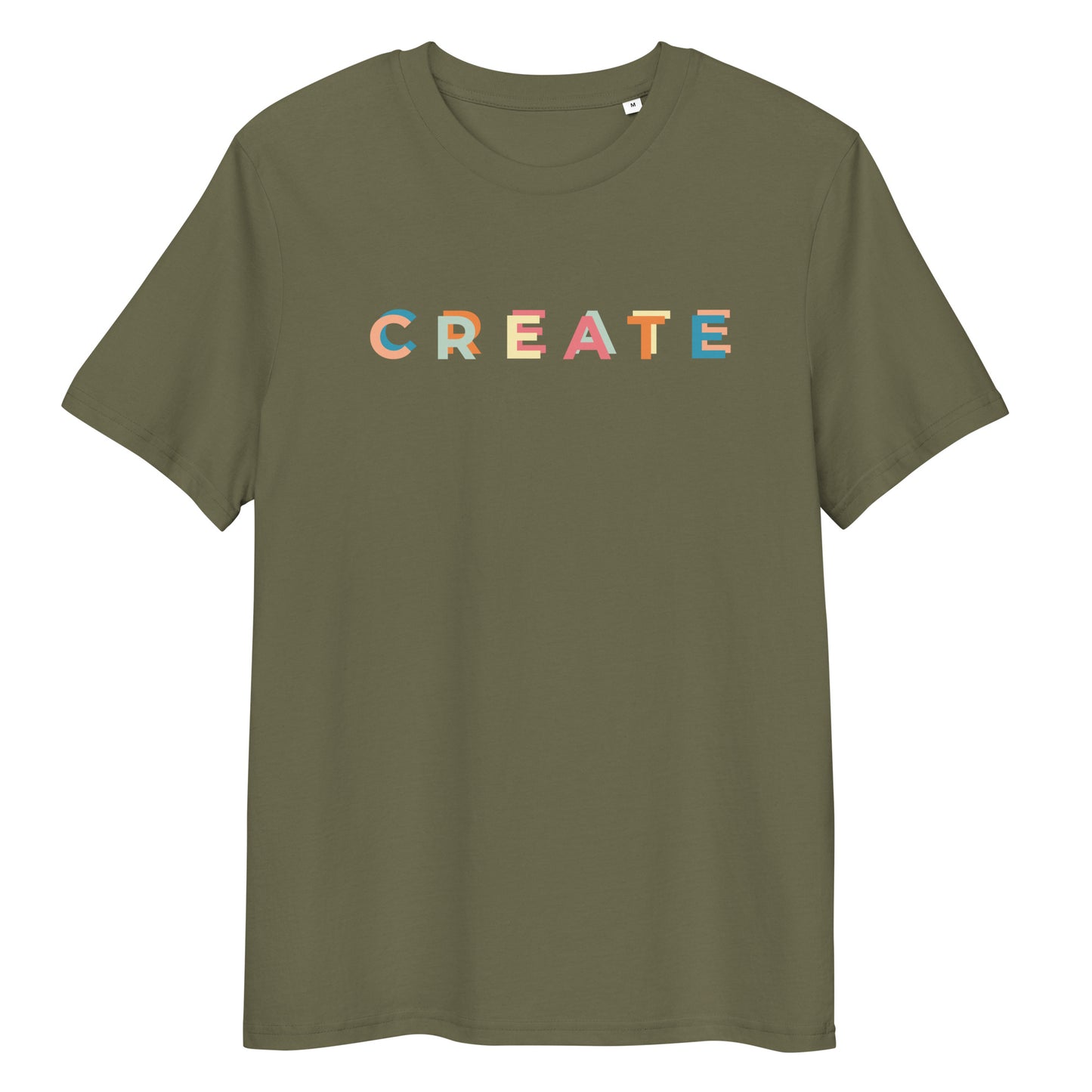 Rise and Grind "CREATE" Unisex organic cotton t-shirt