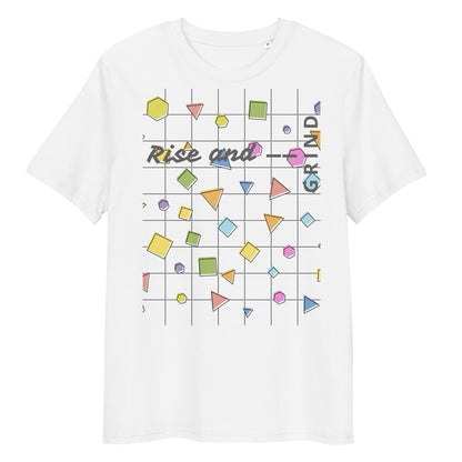 Rise and Grind Unisex organic cotton t-shirt