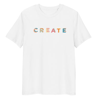 Rise and Grind "CREATE" Unisex organic cotton t-shirt