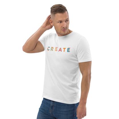 Rise and Grind "CREATE" Unisex organic cotton t-shirt