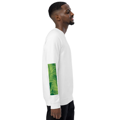 Unisex organic raglan sweatshirt