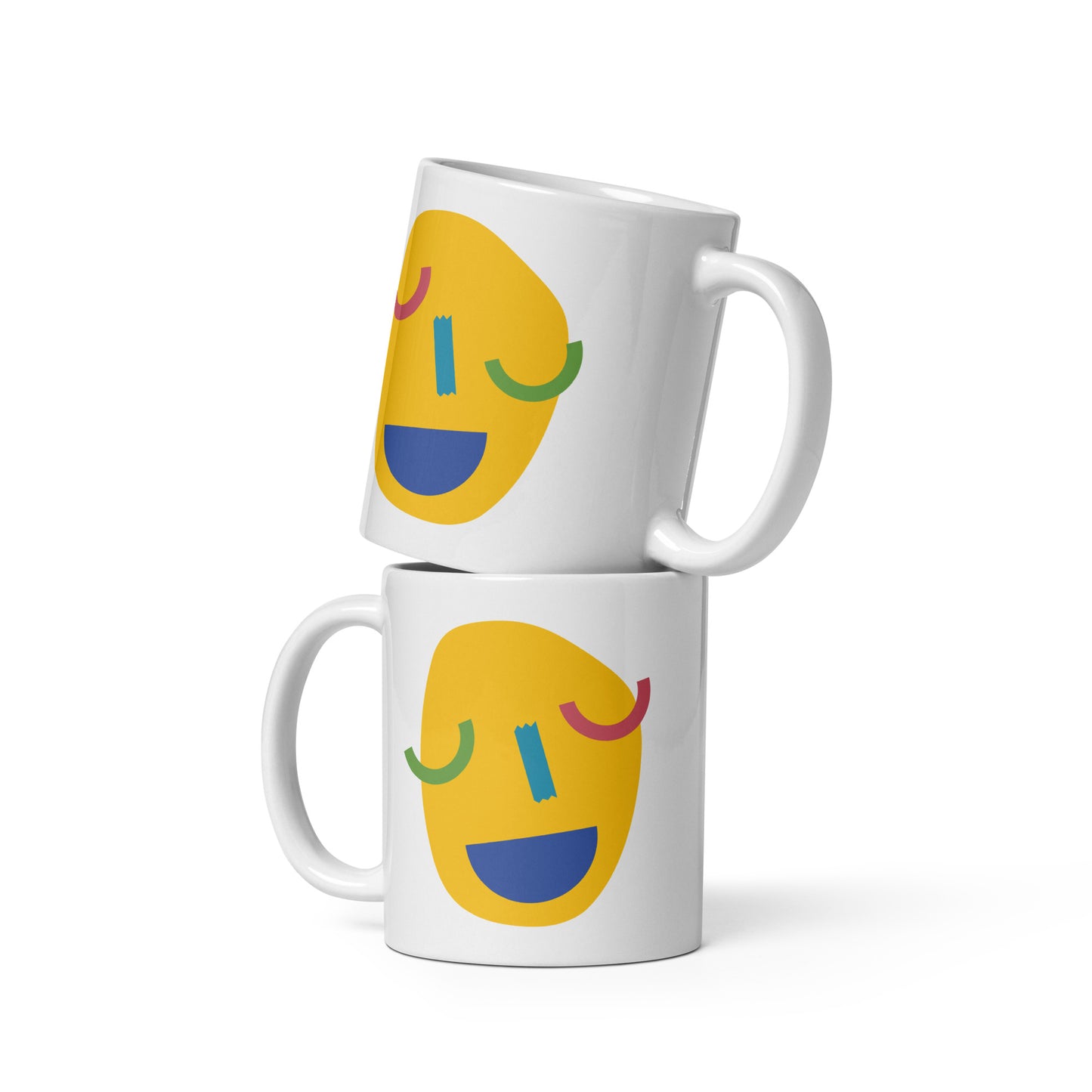 Rise and Grind "Smiley" - Premium Coffee / Tea Mug