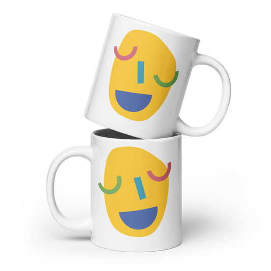 Rise and Grind "Smiley" - Premium Coffee / Tea Mug