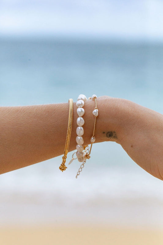 White Pearl Bracelet - Ala
