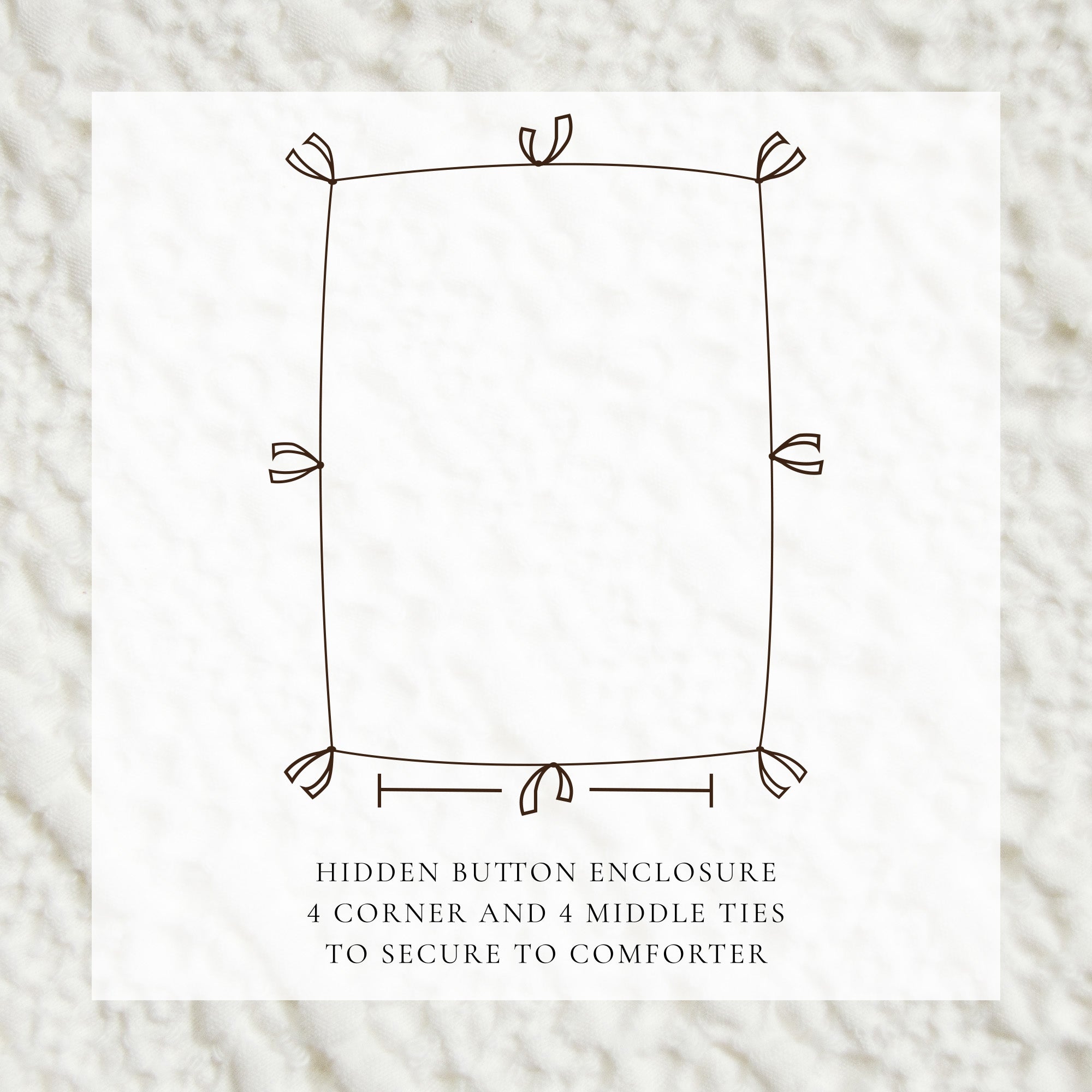 100% Cotton Honeycomb Waffle Duvet Set - Mattea Collection